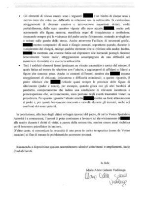 [VIDEO] Trauma fils de 5 ans et sa mère! Qui établit le droit de la famille en Suisse? Le tribunal qui a autorisé la mère à entrer en contact avec l'enfant? Ou la pseudo psychologue Maria Adele Galante Vadilonga, qui manipule de façon scandaleuse de l'ARP?