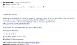 [VIDEO] TOGI BEZ SUMIEŃ: Czy kłamstwo to już standard pracy holenderskiej prokuratury we Wschodniej Brabancji? Przeciwko polskiej matce Beacie Olejnik, która ujawniła sex-korupcję w urzędzie ds. dzieci?