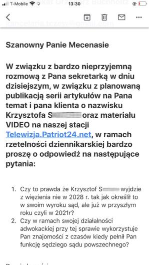[VIDEO] Oszust prowadzi kancelarię adwokacką siedząc w więzieniu! Czy Krzysztof S. wyjdzie za rok po 1/3 10-letniego wyroku by znów okradać ludzi? Licząc na pomoc mecenasa - byłego sędziego Grzegorza Buchholtza - i kumulowanie się kar do niższego wyroku? 