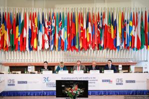 Przewodniczący Organizacji Bezpieczeństwa i Współpracy w Europie Zbigniew Rau wystąpił na Forum Ekonomiczno-Środowiskowym OBWE w Pradze