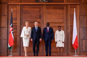 Prezydent Andrzej Duda składa wizytę oficjalną w Republice Kenii, gdzie w Nairobi odbędzie spotkanie z Prezydentem tego kraju Williamem Samoei Ruto