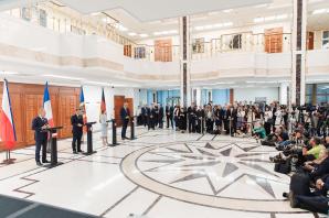 [VIDEO] Europejscy liderzy poparli dążenia Mołdawii do członkostwa w UE