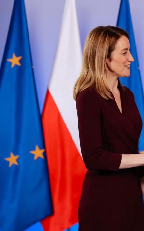 [VIDEO] W Kancelarii Prezesa Rady Ministrów, Premier Donald Tusk spotkał się z Przewodniczącą Parlamentu Europejskiego Robertą Metsolą. Musimy zadbać o bezpieczeństwo żywnościowe całej Unii Europejskiej