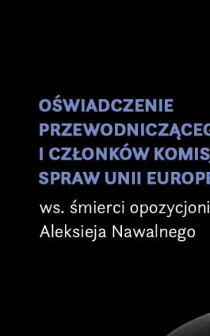 Oświadczenie przewodniczącego i członków KSUE ws. śmierci Aleksieja Nawalnego