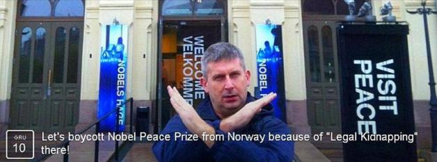 [VIDEO] Zbojkotujmy wręczaną dziś w Oslo Pokojową Nagrodę Nobla! #letsboycottnobelpeaceprizefromnorway