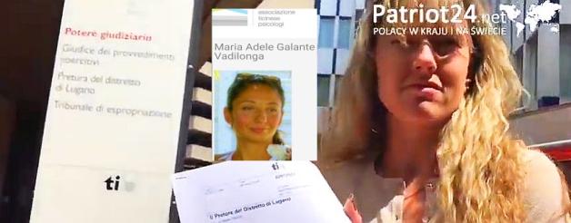 [VIDEO] Trauma fils de 5 ans et sa mère! Qui établit le droit de la famille en Suisse? Le tribunal qui a autorisé la mère à entrer en contact avec l'enfant? Ou la pseudo psychologue Maria Adele Galante Vadilonga, qui manipule de façon scandaleuse de l'ARP?