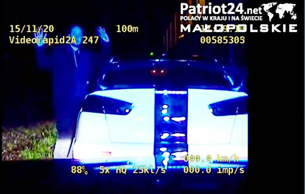 [VIDEO] Pościg ulicami Myślenic