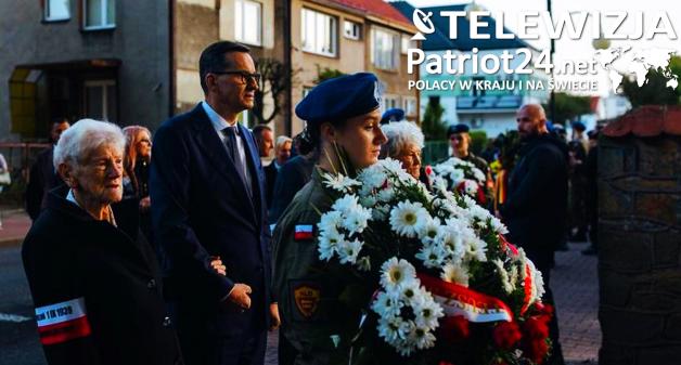 Premier Mateusz Morawiecki wziął udział w obchodach rocznicy wybuchu II wojny światowej w Wieluniu