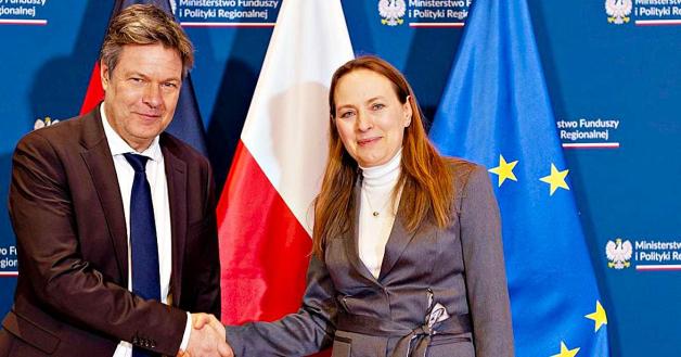 Minister Pełczyńska-Nałęcz rozmawiała z wicekanclerzem R. Habeckiem o polsko-niemieckiej współpracy